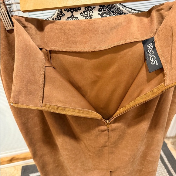 Briggs New York Brown Maxi Skirt 14P - Picture 5 of 7